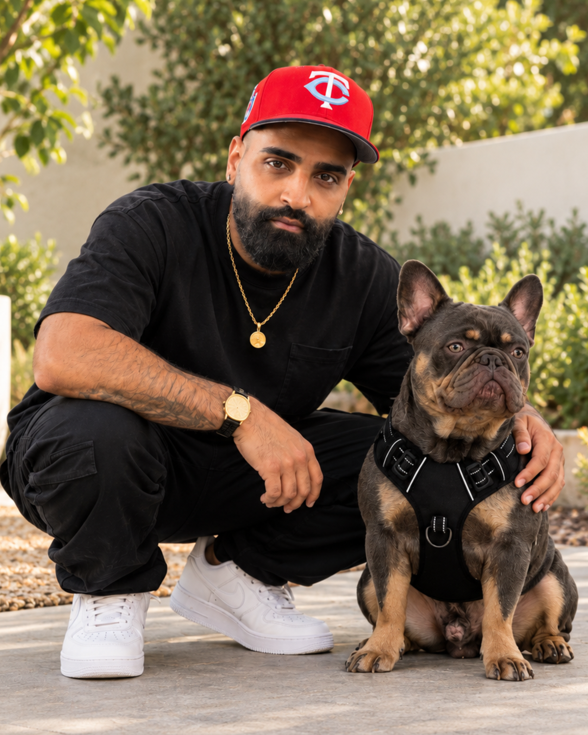 Eddie and Santino; introductory portrait edited from real photographs.