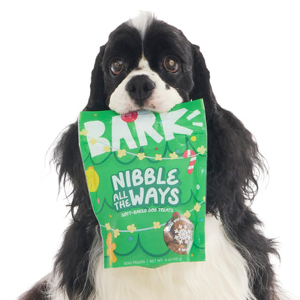 Barkbox O’Christmas Tree & Treat Set – Durable Treat-Dispensing Rubber Dog Toy with Pumpkin Treats – Fun Stocking Stuffer for Strong Chewers