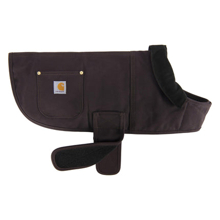 Carhartt Firm Duck Insulated Dog Chore Coat, Durable Weather Resistant Jacket for Cold and Windy Conditions, PFAS Free (Deep Wine), Large