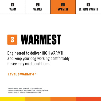 Carhartt Firm Duck Insulated Dog Chore Coat, Durable Weather Resistant Jacket for Cold and Windy Conditions, PFAS Free (Deep Wine), Large