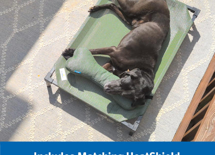 Coolaroo Pro Elevated Dog Bed with HeatShield Fabric