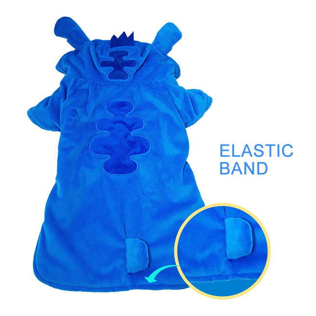 Gimilife Pet Costume, Dog Hoodie,Pet Xmas Pajamas Outfit, Pet Coat for Small Medium Large Dogs and Cats,Pet Disney Stitch Cartoon,Halloween and Winter -S