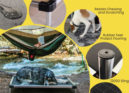 K9 Ballistics Chew Proof Elevated Outdoor Cooling Cot Bed