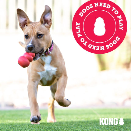 KONG Wobbler - Interactive Dog Toy for Treat Dispensing - Dog Slow Feeder for Healthy Eating - for Medium/Large Dogs