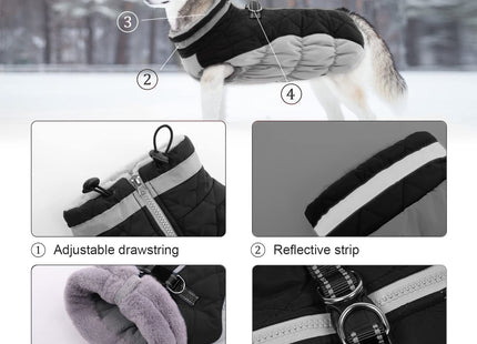 Lelepet Dog Coat Warm Dog Winter Coat