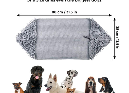 Muddy Mat Doggy Dryer, Highly Absorbent Microfiber Towel