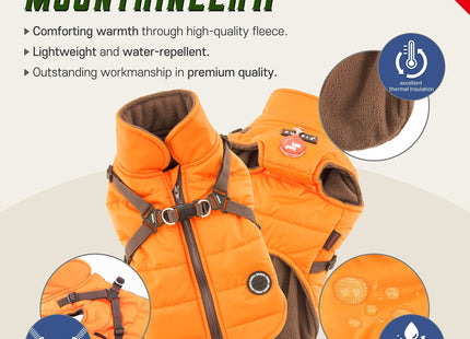 Puppia Mountaineer Winter Dog Coat with integrated harness