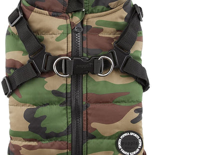 Puppia Mountaineer Winter Dog Coat with integrated harness